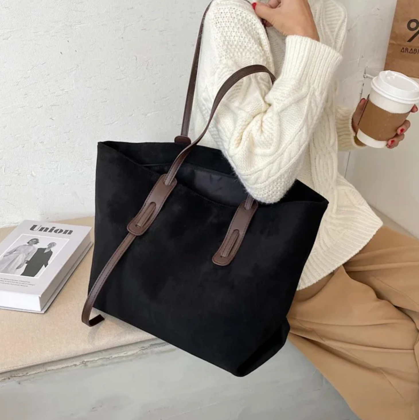 Mark Suede Tote